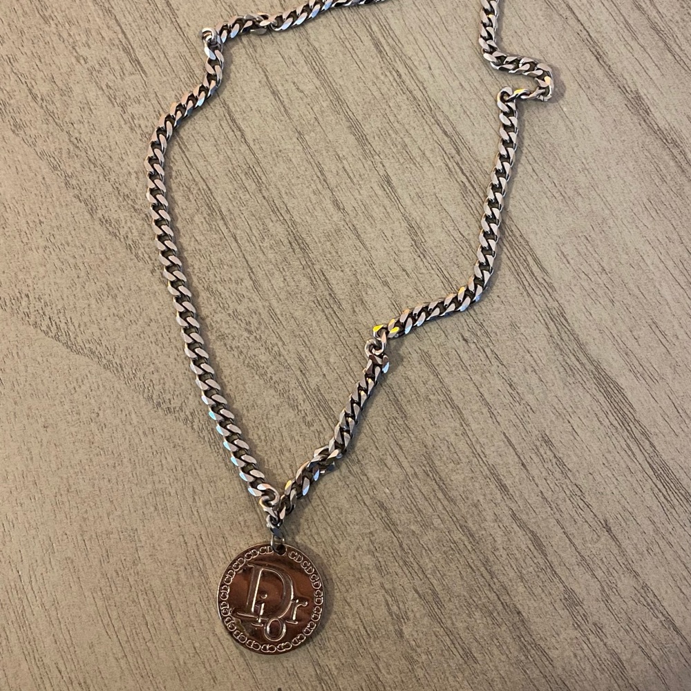 vintage reworked christian dior necklace